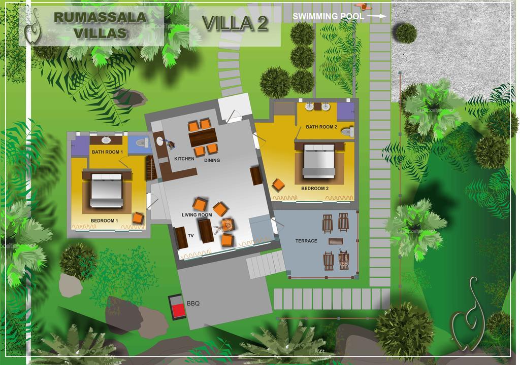 Rumassala Villas Unawatuna Exteriér fotografie